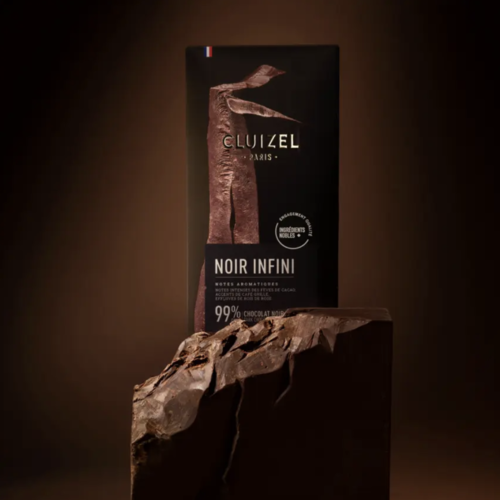 Dark chocolate bar (Infinite Dark) 99% - Cluizel Paris 70g 