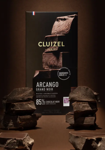 Dark chocolate bar (Arcango) 85% - Cluizel Paris 70g 