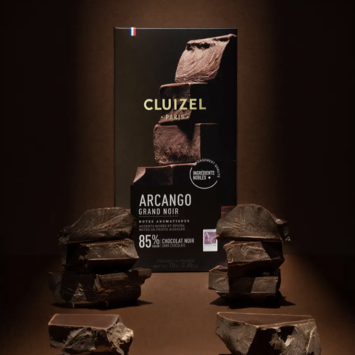 Dark chocolate bar (Arcango) 85% - Cluizel Paris 70g 