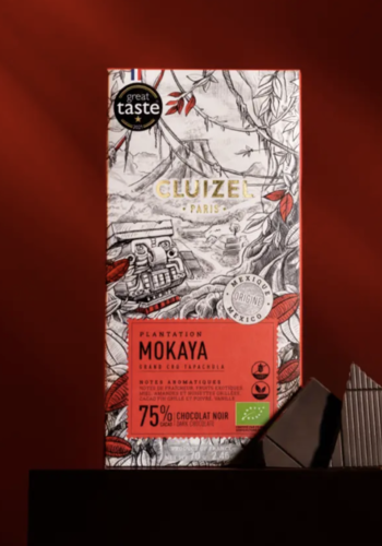 Dark chocolate bar (Mokaya) 75% - Cluizel Paris 70g 