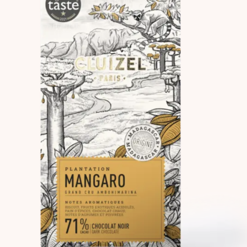 Tablette de chocolat noir (Mangaro) 71% - Cluizel Paris 70g 