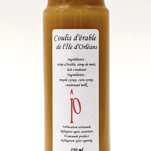 Maple coulis - Délices de l'Île d'Orléans 250 ml 