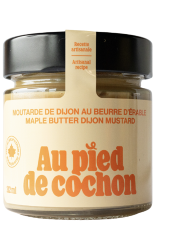 Mapple Butter Dijon Mustard - Au Pied de Cochon 212ml 