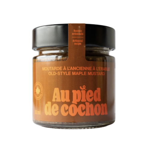 Old-Style Maple Mustard - Au Pied de Cochon 212 ml 