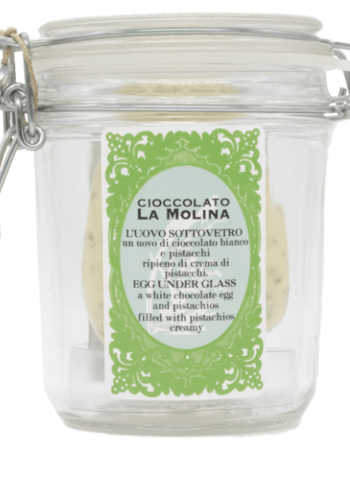 White chocolate and pistachios egg - La Molina 220g 