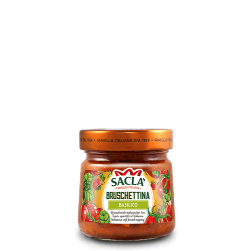 Bruschetta de tomates et olives - Sacla 185ml 