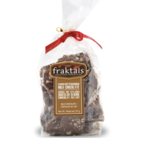Large Bag of Cashew Buttercrunch Belgian Milk Chocolat  - Fraktals 375g