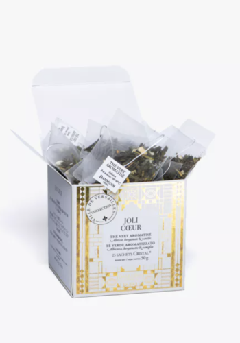 Macaron, Blackcurrant and Violet green tea - Dammann Frères 25 bags 