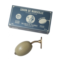 Marseille soap with rotating olive oil with wall support - Marius Fabre 290g
