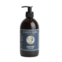 Black soap with olive oil natural range - Marius Fabre 500ml