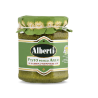 Pesto sans ail de basilic Génois (DOP Luxe) - Alberti 170g
