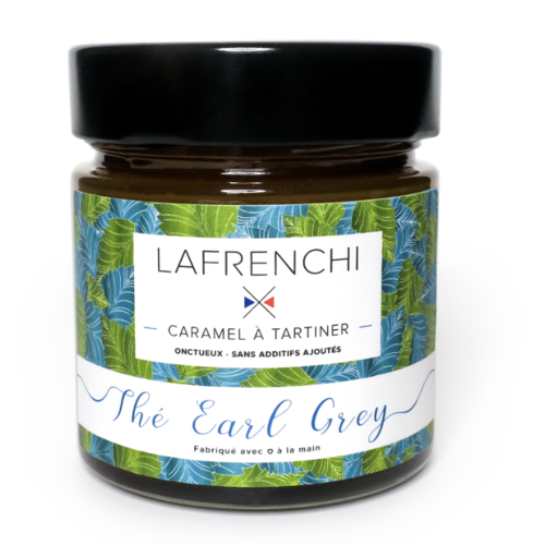 Caramel à tartiner au thé Earl Grey - Lafrenchi 250g 