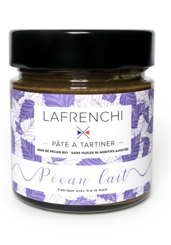 Pâte à tartiner à la noix de pécan et chocolat au lait - Lafrenchi 250g 