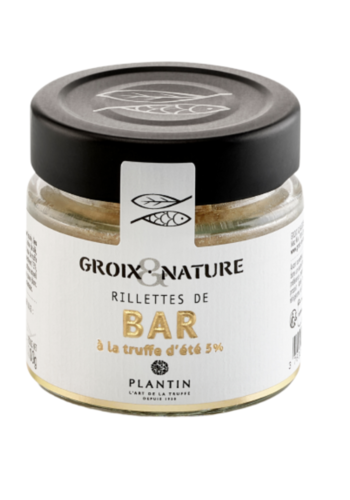 Rillettes de BAR à la truffe d'été Plantin - Groix & Nature 100g 