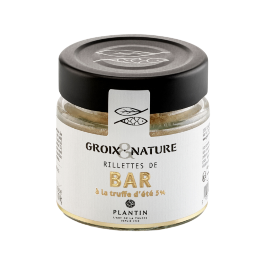 Rillettes de BAR à la truffe d'été Plantin - Groix & Nature 100g