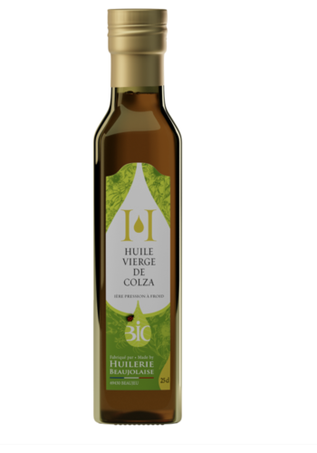 Virgin rapeseed oil - Huilerie Beaujolaise 250 ml 