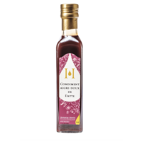 Sweet and sour date vinegar - Huilerie Beaujolaise 250ml