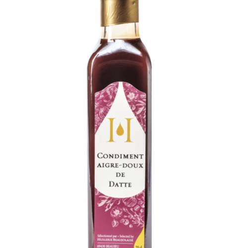 Vinaigre aigre-doux de datte - Huilerie Beaujolaise 250ml 