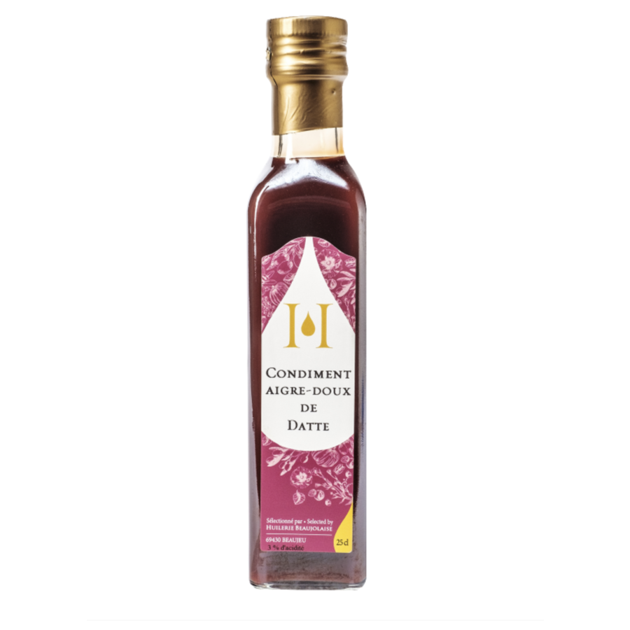 Vinaigre aigre-doux de datte - Huilerie Beaujolaise 250ml
