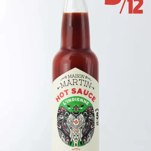 “L’Indienne” hot sauce (5/12) - Maison Martin 100ml 