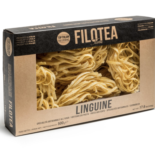 Nid de pâte aux oeufs linguine - Filotea 500g 