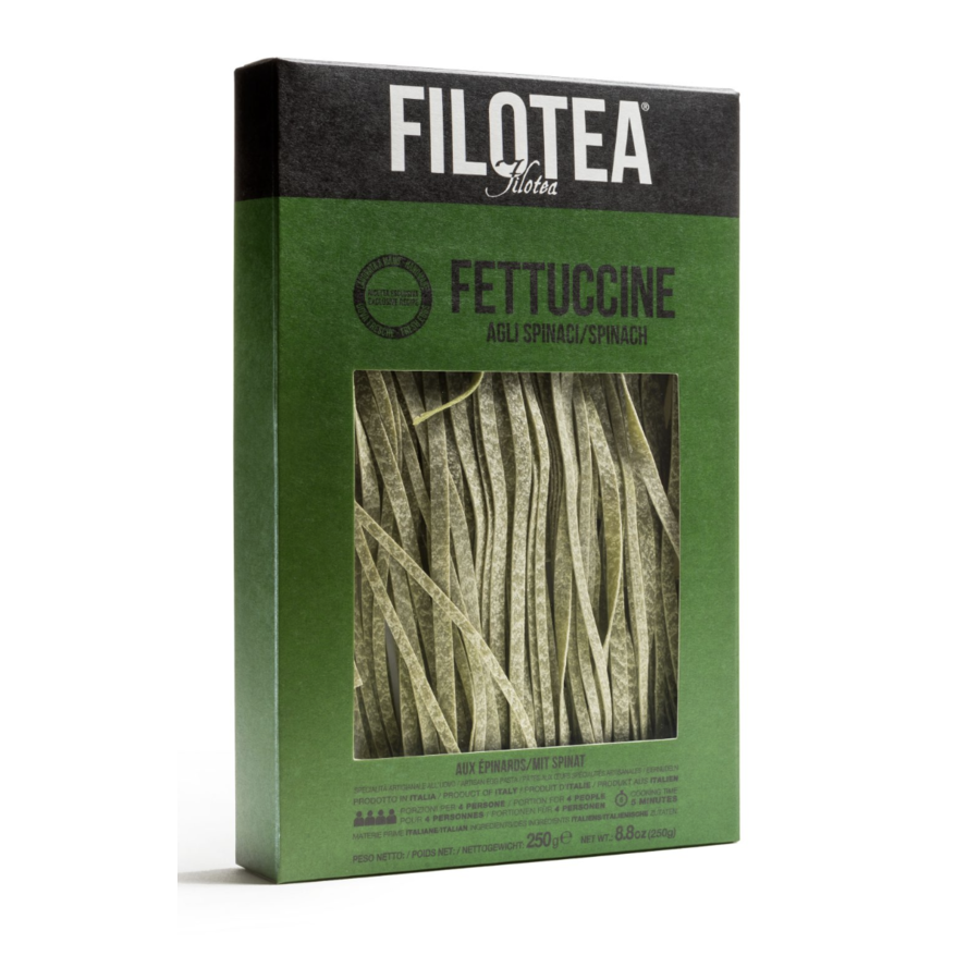 Spinach Fettuccine Pasta - Filotea 250g