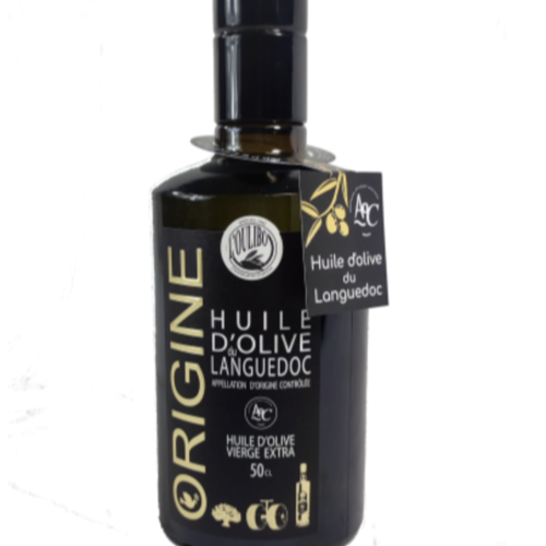 Huile d'olive extra vierge (Origine) du Languedoc AOC - l'Oulibo 500ml 