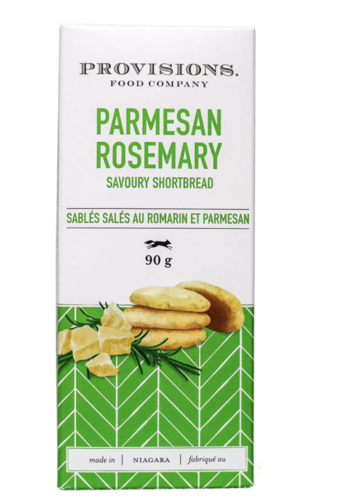 Sablés salés au romarin et parmesan  - Provisions Food Company 90g 