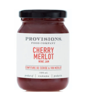 Confiture de cerise  et vin de Merlot - Provisions Food Company 125ml