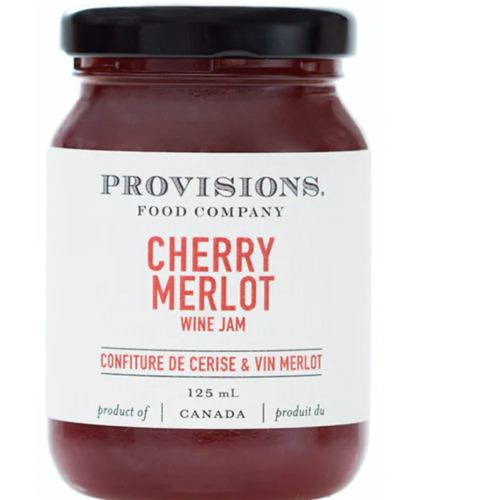 Confiture de cerise et vin de Merlot - Provisions Food Company 125ml 