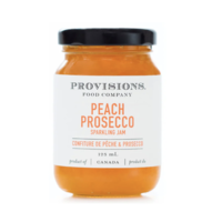 Confiture de pêche et prosecco- Provisions Food Company 125ml