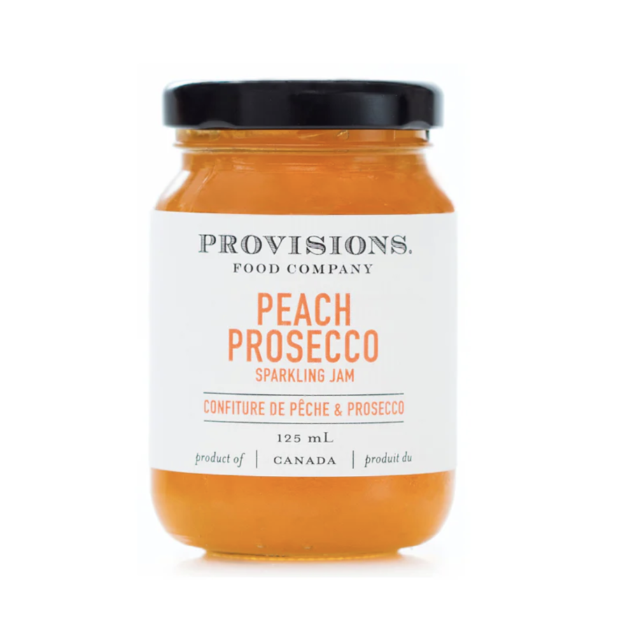 Confiture de pêche et prosecco- Provisions Food Company 125ml