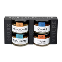 Coffret assortiment 4 rillettes  - Groix et Nature (4x30g)120g
