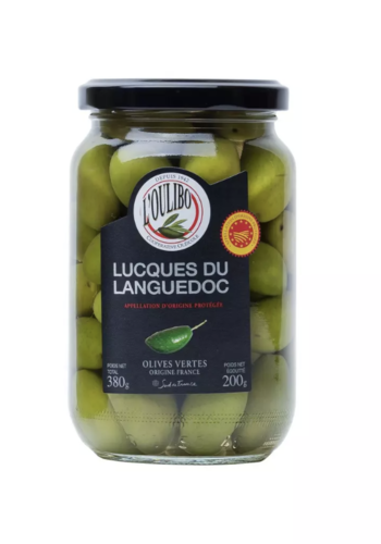 Olives Lucques du Languedoc AOP - L'Oulibo 200g 