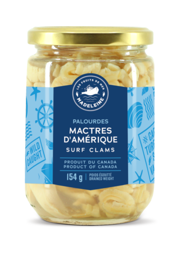 Surf Clams  - Les Fruits de Mer Madeleine 154g 