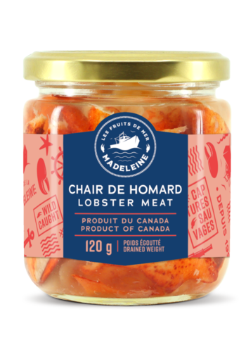 Chair de Homard en pot - Les Fruits de Mer Madeleine 120g 