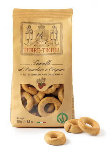 Taralli à la tomate et à l'origan - Terre dei Trulli 250g 