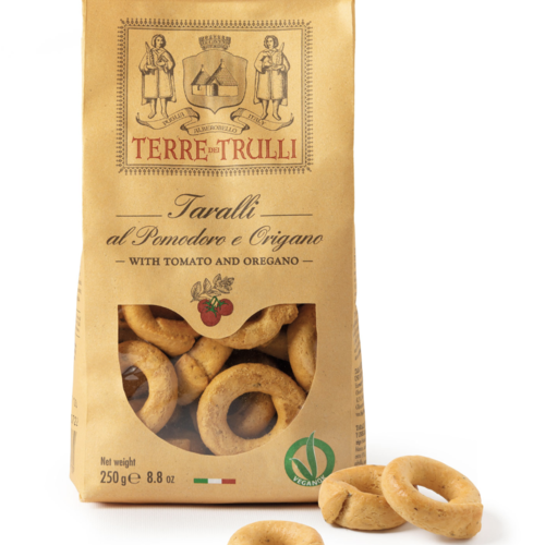 Taralli à la tomate et à l'origan - Terre dei Trulli 250g 