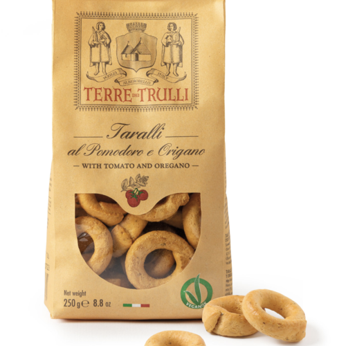 Taralli with Tomato and Oregano- Terre dei Trulli 250g 