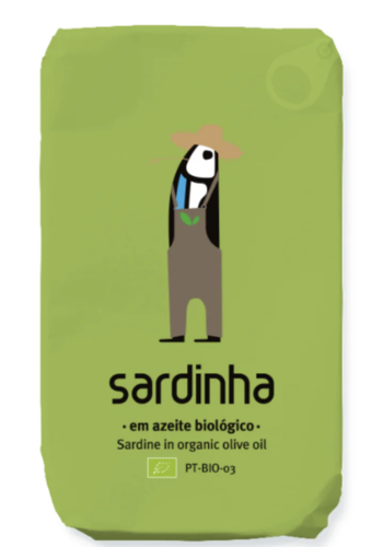 Sardines dans l'huile d'olive bio - Sardinha 120g 