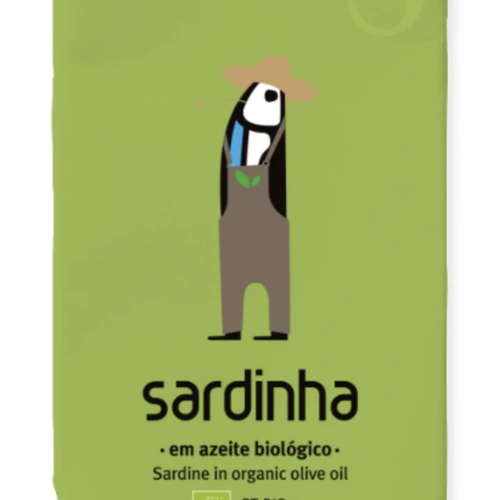 Sardines dans l'huile d'olive bio - Sardinha 120g 