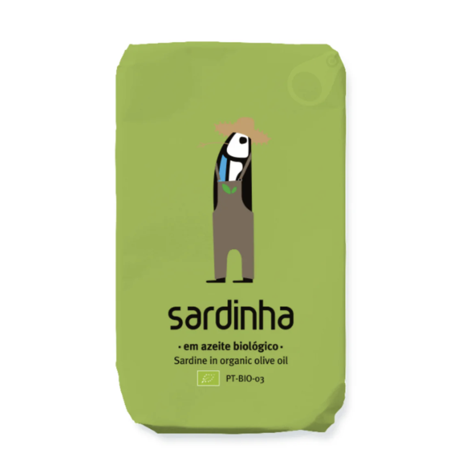 Sardines in Organic Olive Oil - Sardinha 120g