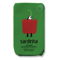 Sardines dans l'huile d'olive et piments rouges - Sardinha 120g