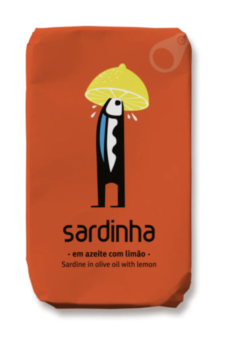 Sardines dans l'huile d'olive et citron - Sardinha 120g 