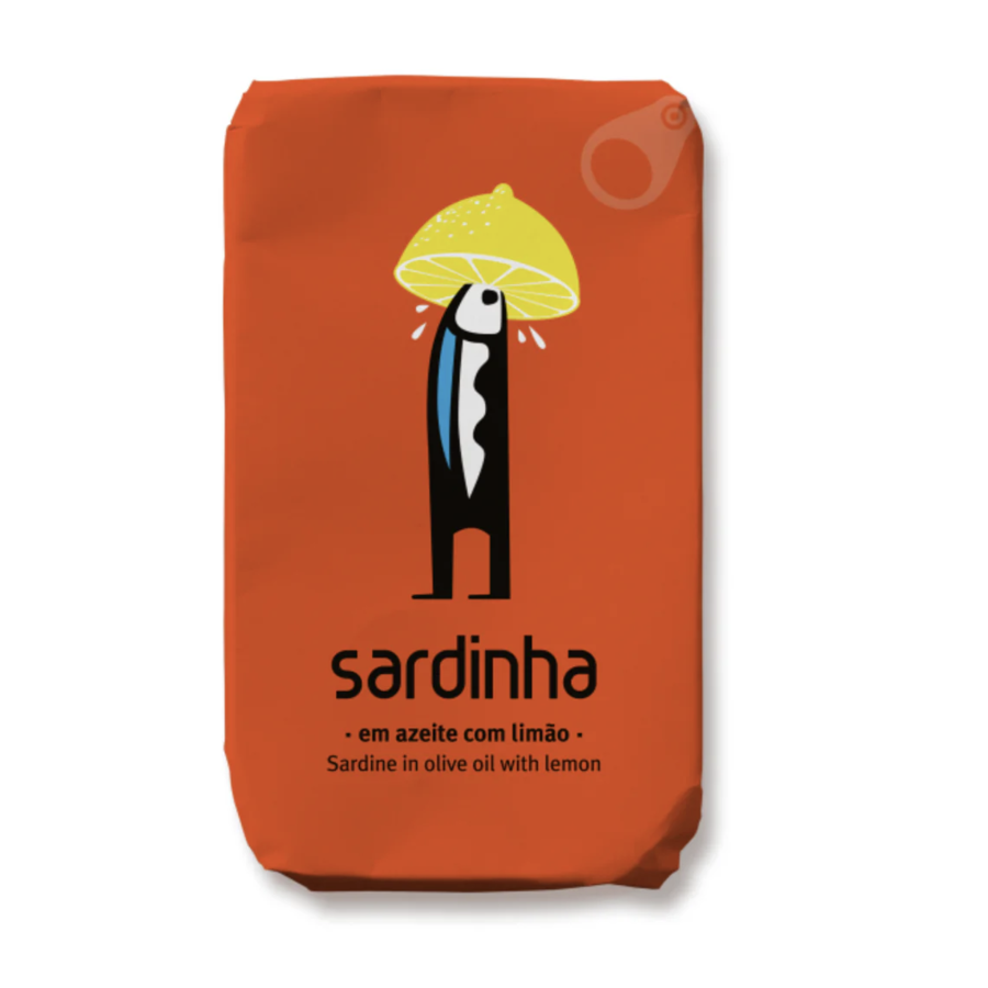 Sardines dans l'huile d'olive et citron - Sardinha 120g