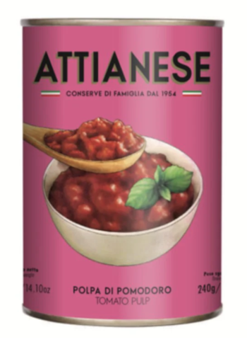 Pulpe de tomates cerises - Attianese 400g 