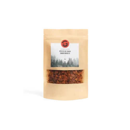 Pépites de champignon chaga sauvage - Gourmet Sauvage 70g 