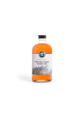 Sirop de roses sauvages de Kamouraska - Gourmet Sauvage 245ml 