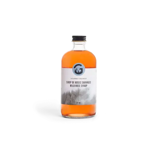 Kamouraska Wild Rose Syrup - Gourmet Sauvage 245ml 