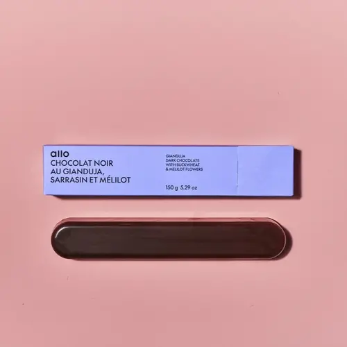 Chocolat noir au gianduja, sarrasin & mélilot  - Allo Simonne 150g 